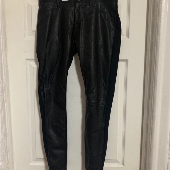 Banana Republic Sloan Size 6 Faux Leather Pants - Picture 1 of 3